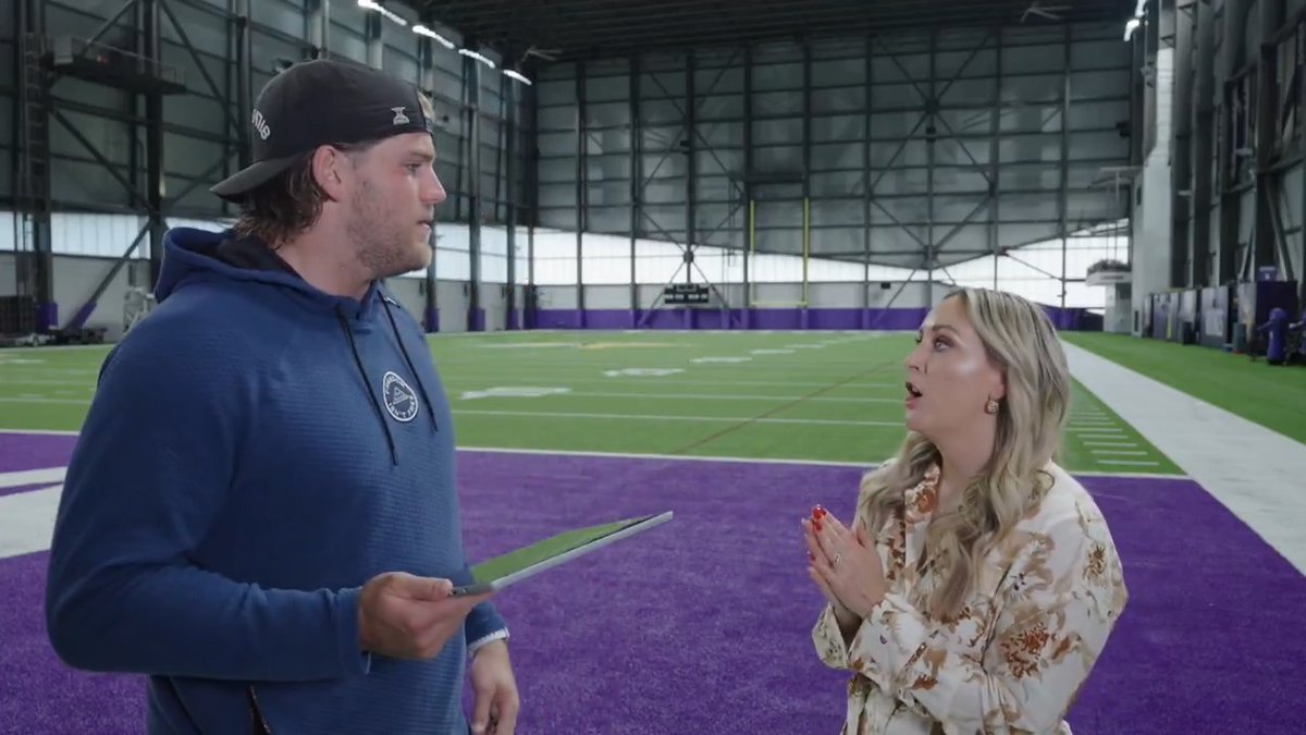 "Lot of primetime, gotta love it." Brian O'Neill gives Tatum Everett his thoughts on the #Vikings 2025 schedule. #Skol