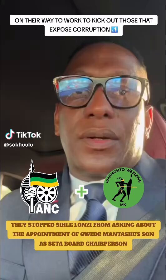Nazo🔥🔥🔥 MKP and ANC planned that they are going to remove Sihle Lonzi if he expose Corruption it is alleged that they had smallernyana meeting in this car before the debate🤔