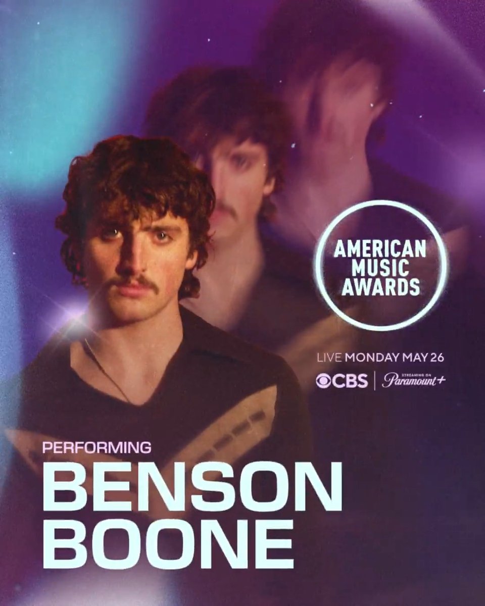 Flippin' out because Benson will be making his #AMAs performance debut! LIVE Monday, May 26 (Memorial Day) at 8pm ET | 5pm PT on CBS and Paramount+ 🤸‍♂️