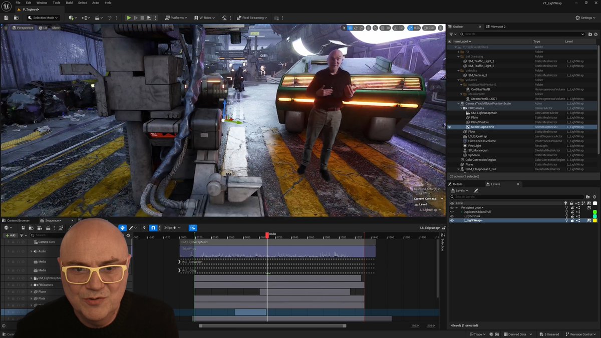 From green screen to Unreal Engine, VFX Artist Dean Yurke shares his secrets to mastering EDGE WRAP🟩 Learn how to integrate your green screen media plates inside of Unreal by mimicking advanced compositing techniques straight from the high end VFX world. Level up your DIY Virtual Production - perfect for indie filmmakers and VFX artists! Watch the full video: