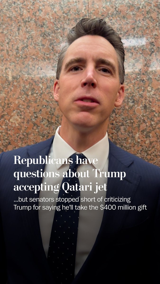 Some Republican senators say they have questions about President Donald Trump’s plan to accept a $400 million jet from Qatar. Here’s what they had to say: