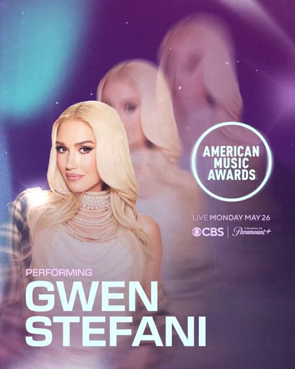 Going 🍌 b-a-n-a-n-a-s 🍌 because your girl Gwen Stefani is performing a special medley celebrating the 20th anniversary of " at the #AMAs 🎤 Don't miss the 2025 American Music Awards → LIVE Monday, May 26 (Memorial Day) at 8pm ET | 5pm PT on CBS and Paramount+!