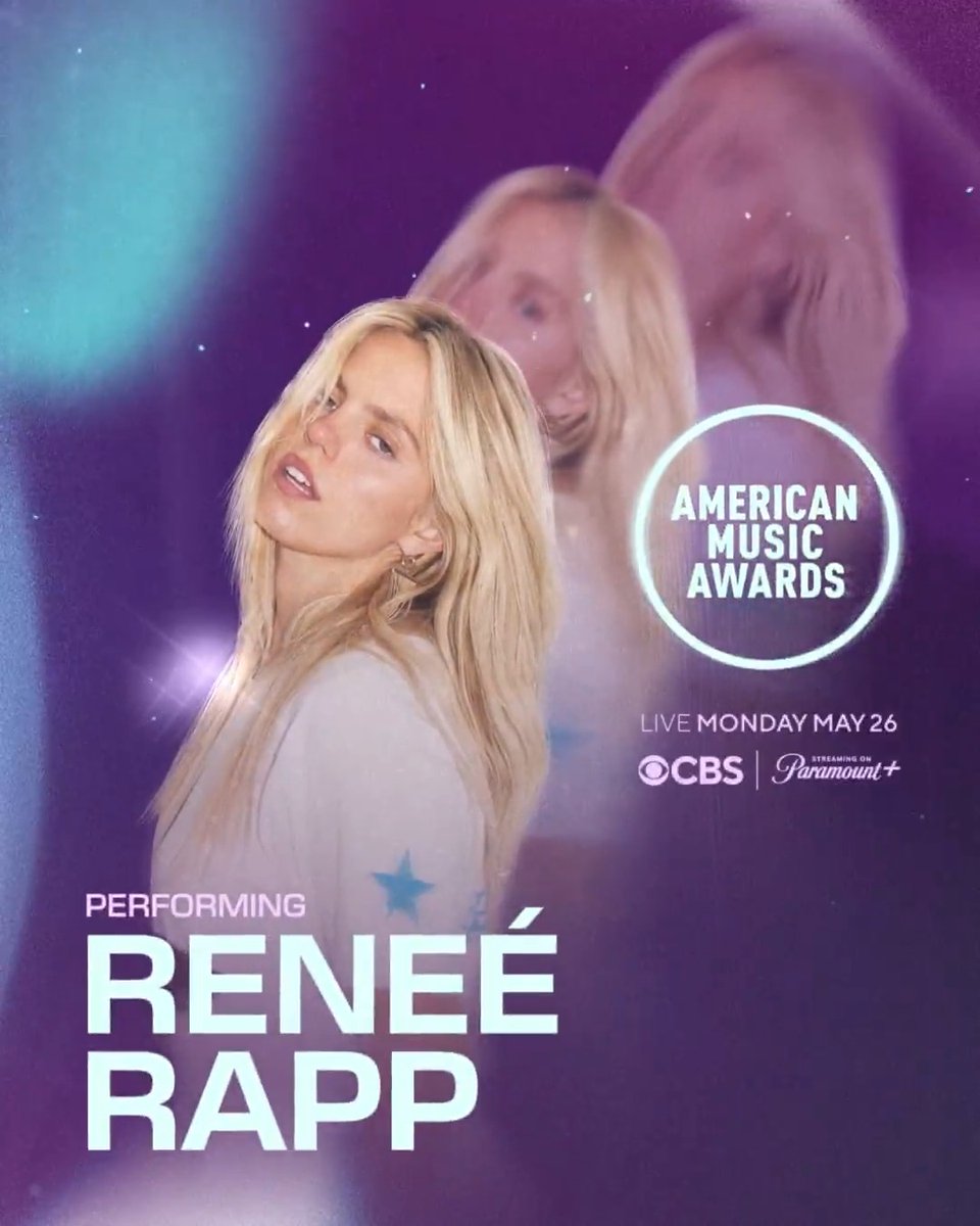 Leave us alone, we want to have fun! Reneé Rapp performs LIVE on the #AMAs - Monday, May 26 (Memorial Day) at 8pm ET | 5pm PT on CBS and Paramount+ 🫦