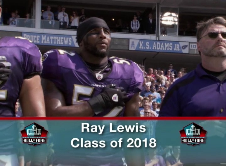 The Hall of Fame sends happy birthday wishes to Baltimore Ravens Legend @RayLewis! The Class of 2018 member turns 50 today. ๐๐ #HBD