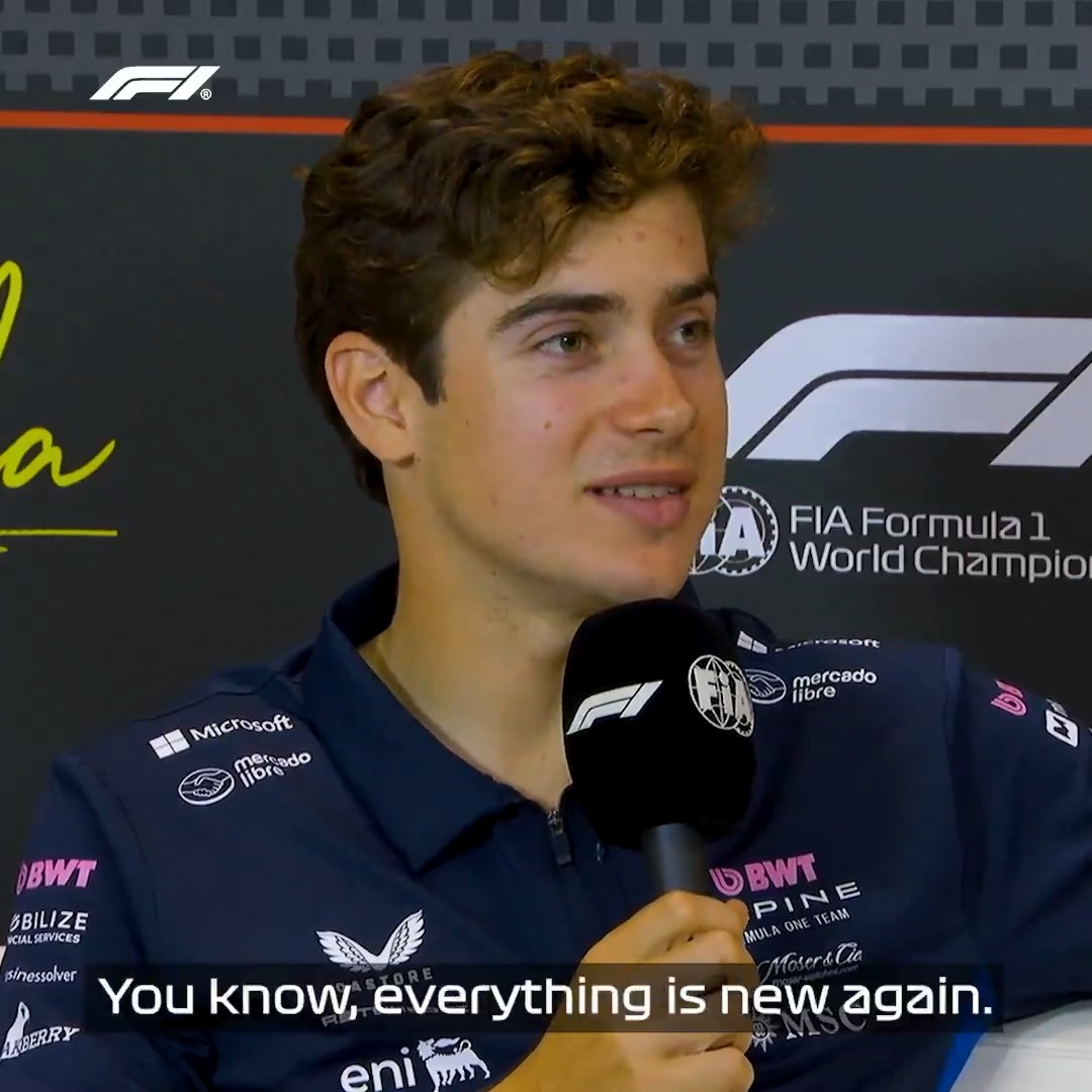 His fans are excited about his F1 return, and so is Franco! 🤩 #F1 #ImolaGP