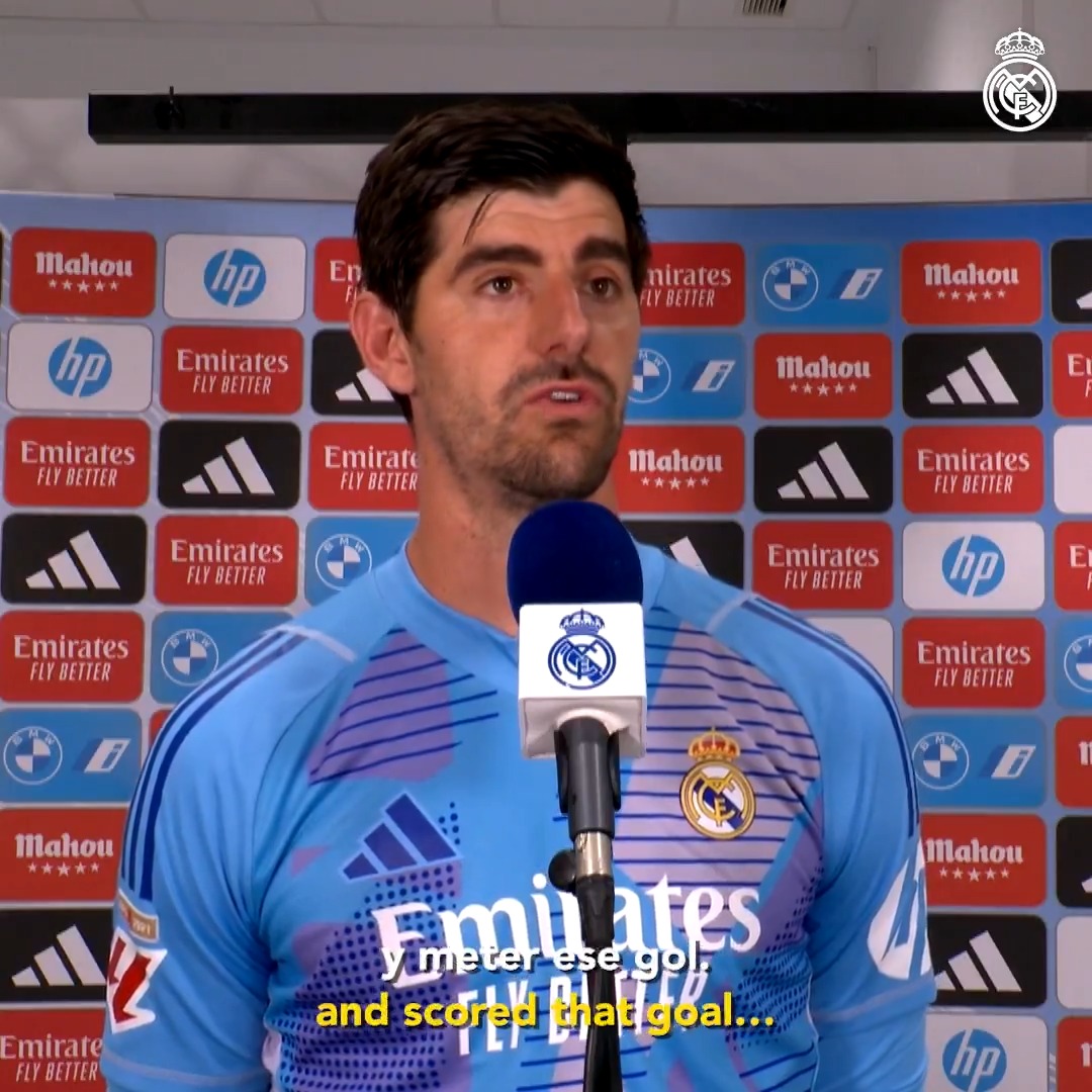 🎙️ @ThibautCourtois🎙️ @LaFabricaCRM 🤝 @RealMadrid