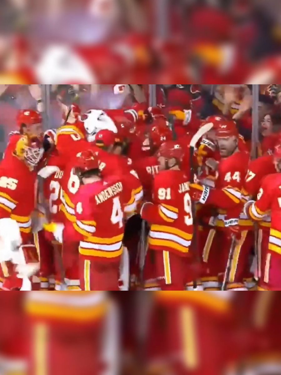 Johnny Gaudreau scored the game 7 OT winner to send Calgary to round two of the playoffs on this day three years ago. 🎥: Sportsnet | #Flames