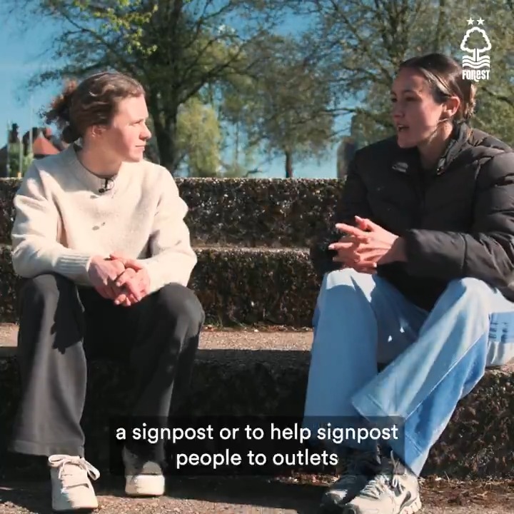 We are proud to announce Hollie Olding as Nottingham Forest Community Trust's Mental Health Ambassador. 🙌 hollie recently sat down with teammate Caragh Hamilton to talk about her new role. ❤️