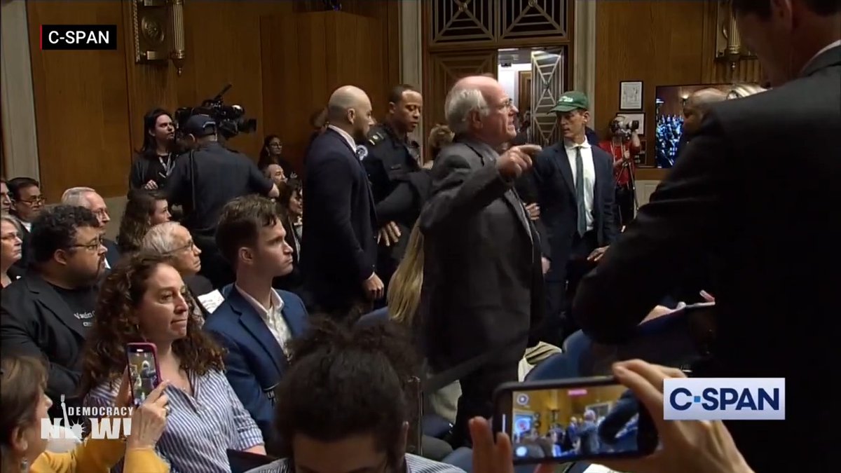 Peace activists including Ben & Jerry’s co-founder Ben Cohen disrupted Robert F. Kennedy Jr.'s Senate hearing on Wednesday. "Congress kills poor kids in Gaza by buying bombs and pays for it by kicking kids off Medicaid in the U.S.," Cohen said. More headlines: