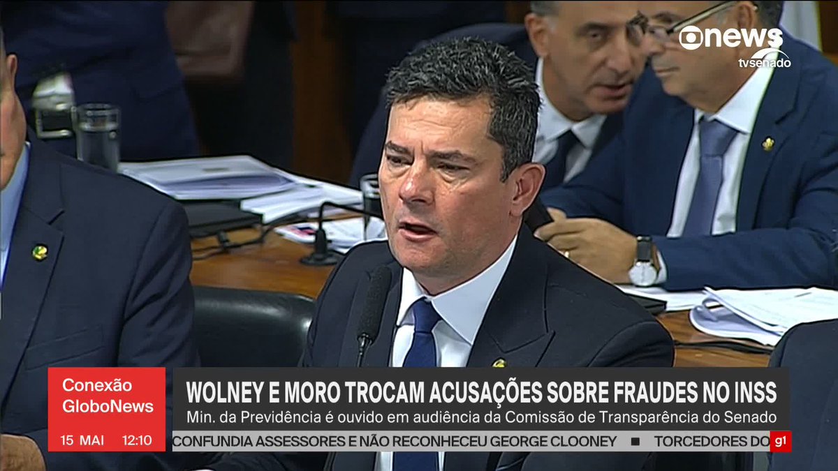 ATENÇÃO: o novo ministro da previdência acabou de DAR UMA LAPADA NO SÉRGIO MORO. Moro foi fazer gracinha, mas foi questionado pq não fez nada quando um servidor denunciou a fraude no INSS em 2020 pra PF. Moro era o responsável pela PF e nada fez.