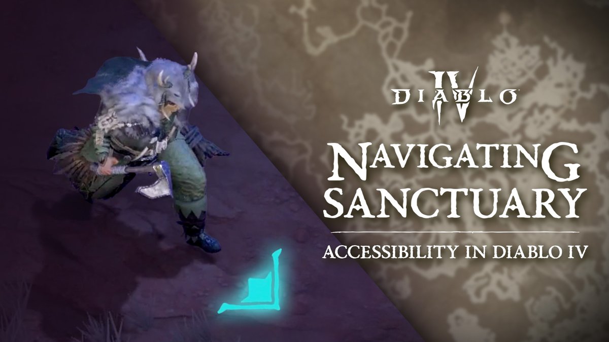 The gates of Hell are open to all 🔥 See how #DiabloIV designers and engineers worked alongside accessibility experts to develop new tools that ensure players of every capability can defend Sanctuary.