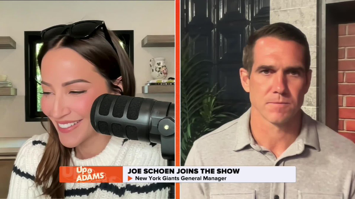 Jameis Winston wasted NO time this morning getting Giants GM Joe Schoen to laugh 🤣 Kay Adams | New York Giants | Jameis Winston