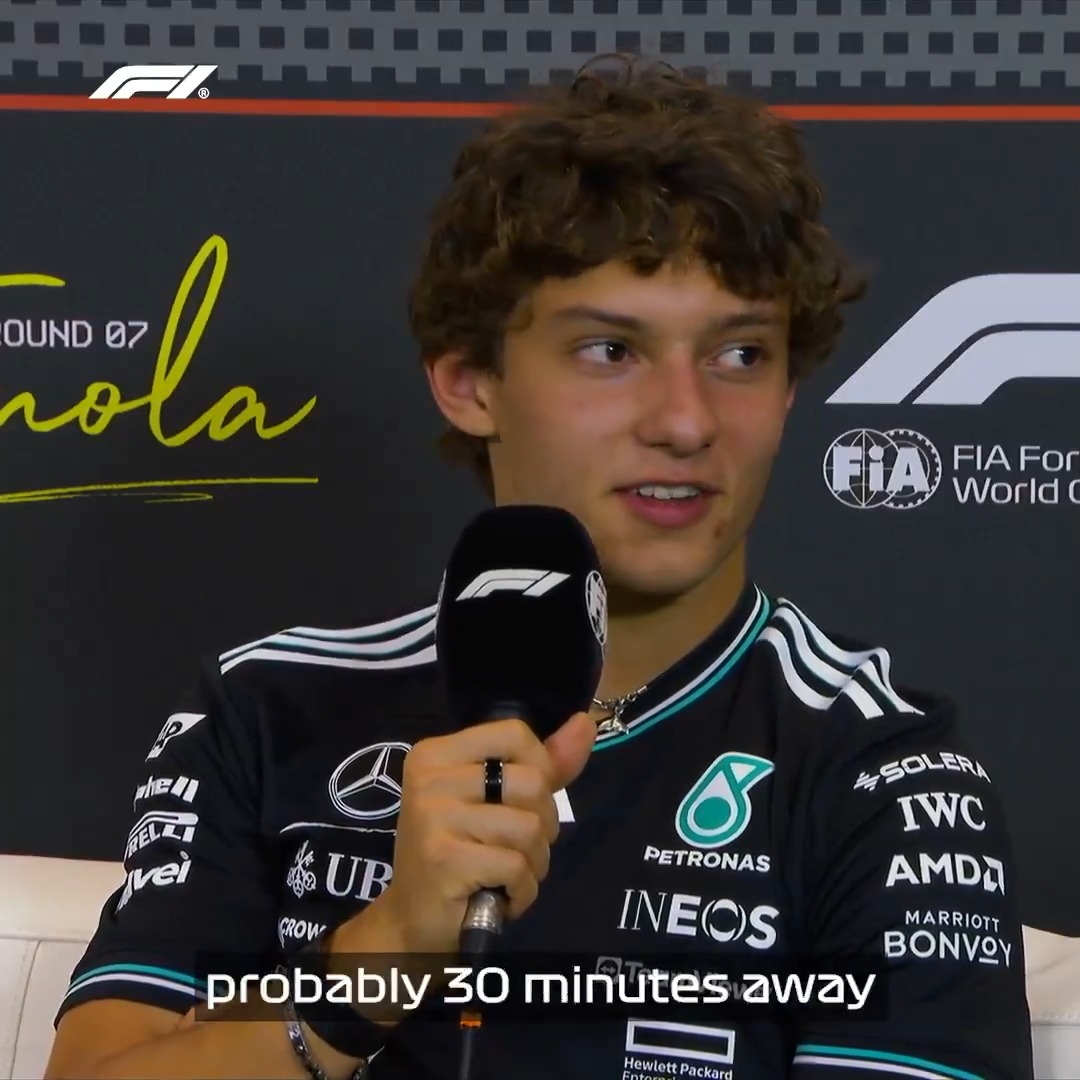 "I live probably 30 minutes away from the track" Imagine the scenes if Kimi wins on Sunday! 🥳 #F1 #ImolaGP Mercedes-AMG PETRONAS F1 Team