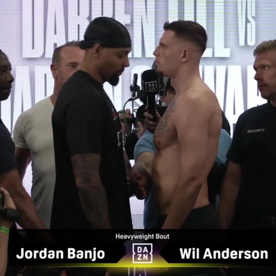 Jordan Banjo trades the mic for the gloves Friday night! 🥊 #XSeries21 | May 16 | Live on DAZN