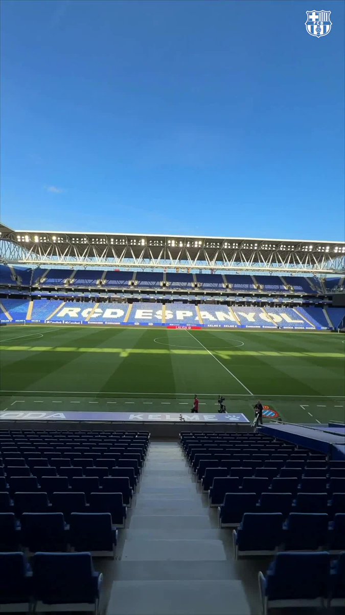 Back where we last took the crown. #EspanyolBarça