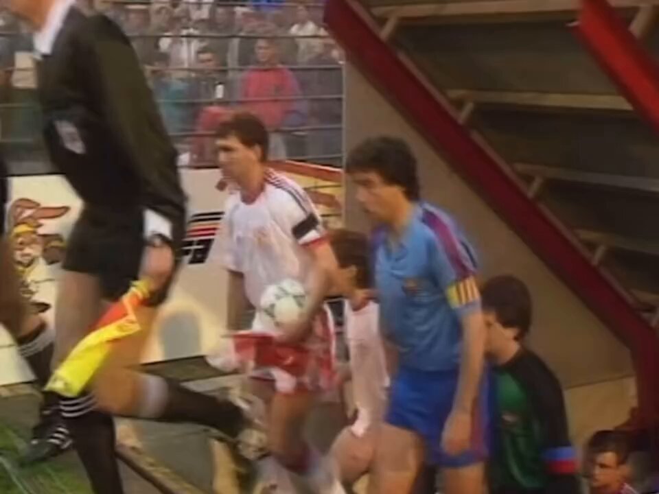 Today 34 years ago. Manchester United vs Barcelona. #MUFC