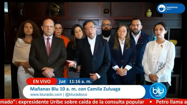 ¿Por qué no salió Laura Sarabia en la alocución del presidente Gustavo Petro? No había cupo en el avión presidencial para ella y estaba en un tren 👇🏼