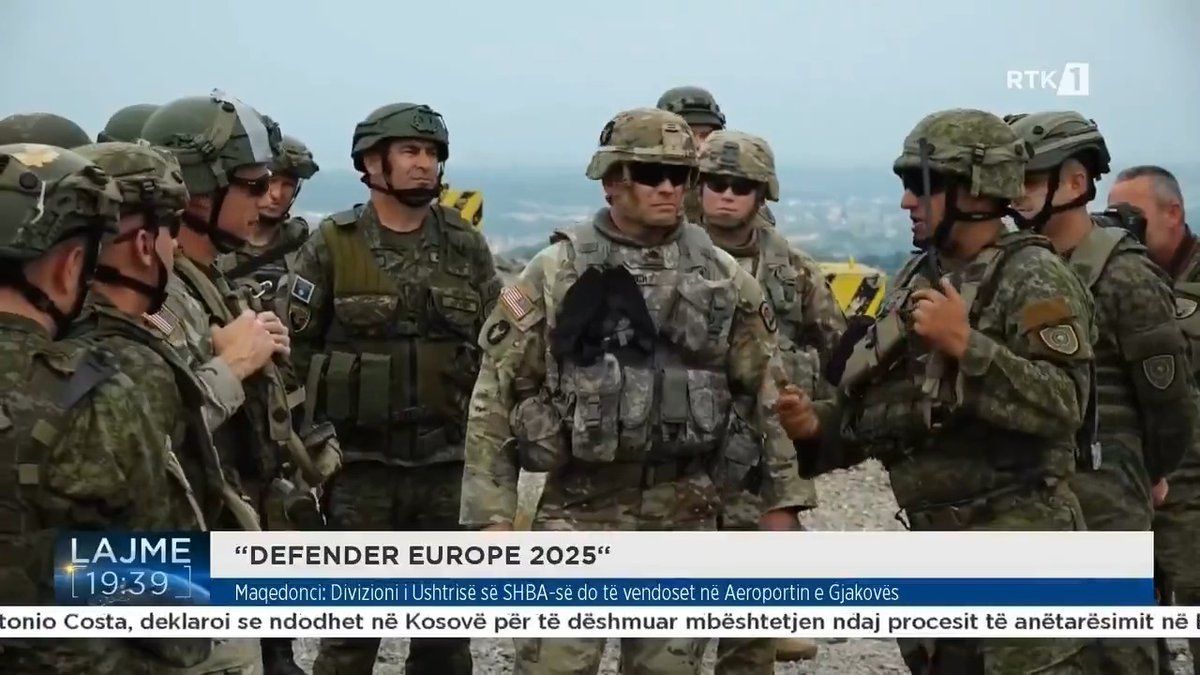 Gjakova Airport, which is operated by the Kosovo Army, will serve as Balkans HQ for the US-led multinational military exercise Defender Europe 2025. The 28th Infantry Division of the US Army will be stationed there during the exercises.