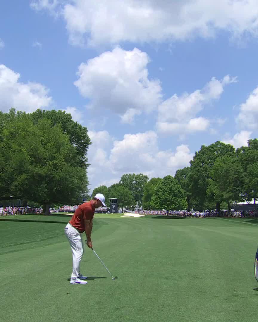 Scottie Scheffler flag-hunting ⛳ #PGAChamp