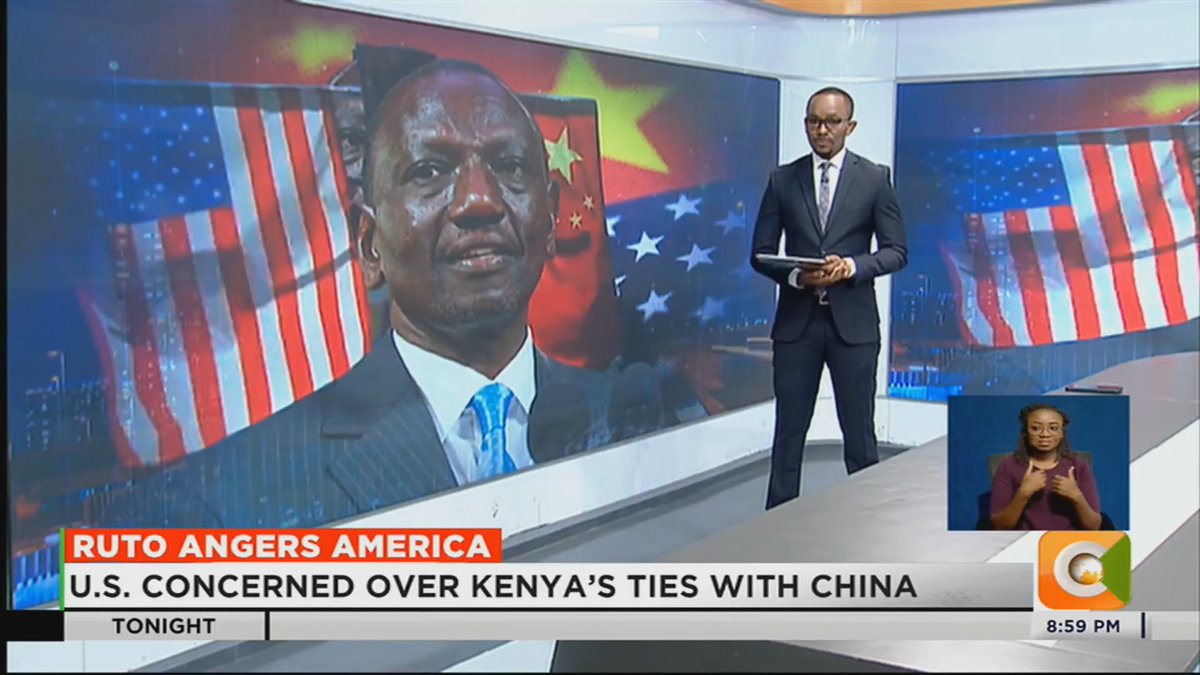 Ruto Angers America: U.S. concerned over Kenya’s ties with China Ruto’s comments in Beijing trigger diplomatic tension U.S. Senator Risch questions Kenya -U.S. relations Risch: Time to re-evaluate our ties with Kenya #CitizenTonight Sam Gituku