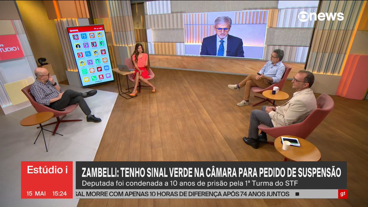 Condenada a 10 anos de prisão pela 1ª Turma do STF, Carla Zambelli fala em injustiça e diz que o processo ainda não acabou. ➡ Assista ao #Estúdioi: #GloboNews