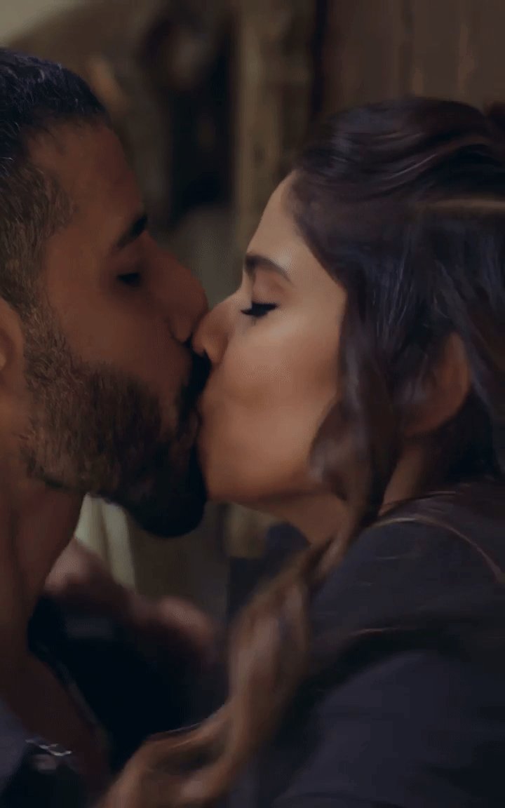 Sai Tamhankar exchanging saliva