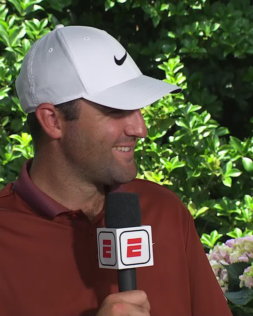 Scottie Scheffler keeping it all in perspective PGA Championship 😅