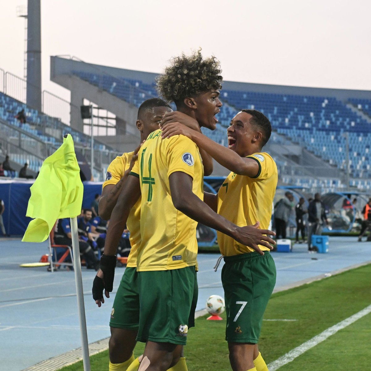 All it took was one goal. ⚽️ All it needed was Tylon Smith, the moment that sent Amajitas to the final. 🇿🇦🤩 #TotalEnergiesAFCONU20
