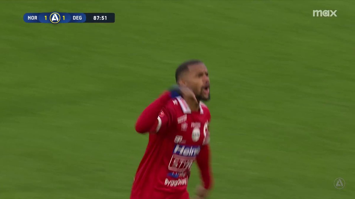 🗣 "Skottet i mål! I mål! I mål! I mål! Det är Hien!" Ramin Nouri kan inte tygla sig när Leon Hien drar in 2-1 för Degerfors! 🚀 📲 Se matchen på Max