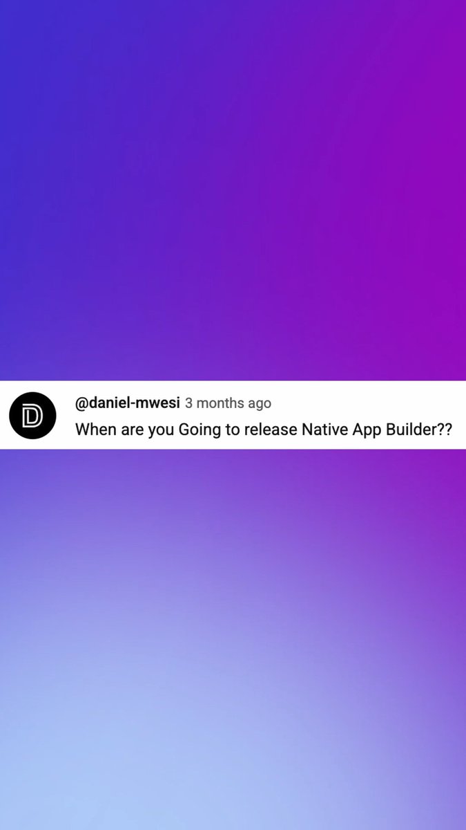 The wait is almost over: We’re opening the native mobile beta up to everyone. 📲👀 Join us June 10 at 12 PM ET for the official launch event. Let’s get your ideas into the app store. 👉 RSVP: