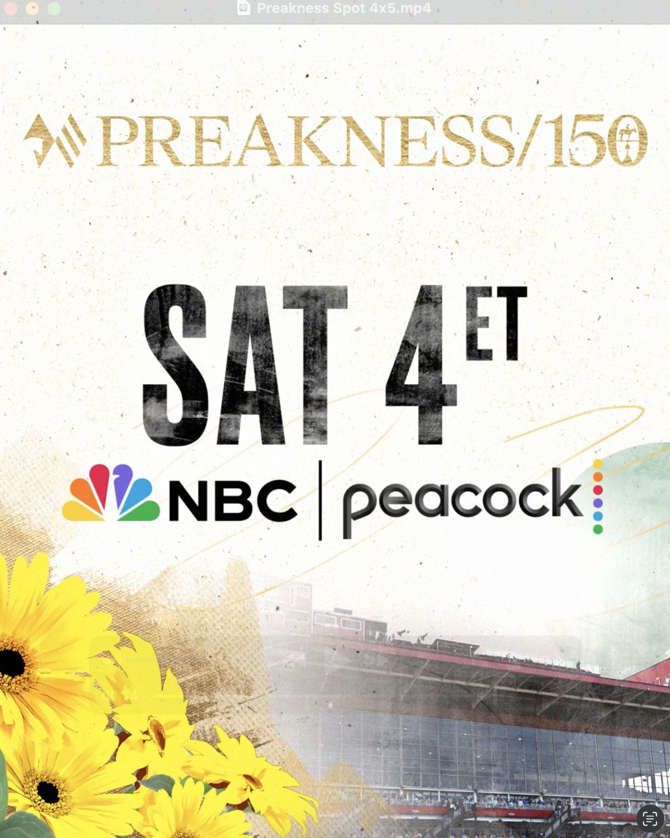 For 150 years, greatness has been crowned here. 👑 The Preakness Stakes are back this weekend on NBC &amp; Peacock! #Preakness150
