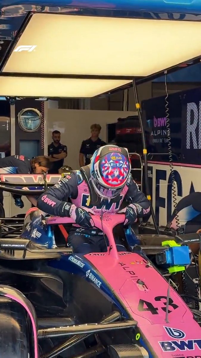 Franco's settling back in 👍 #F1 #ImolaGP BWT Alpine Formula One Team