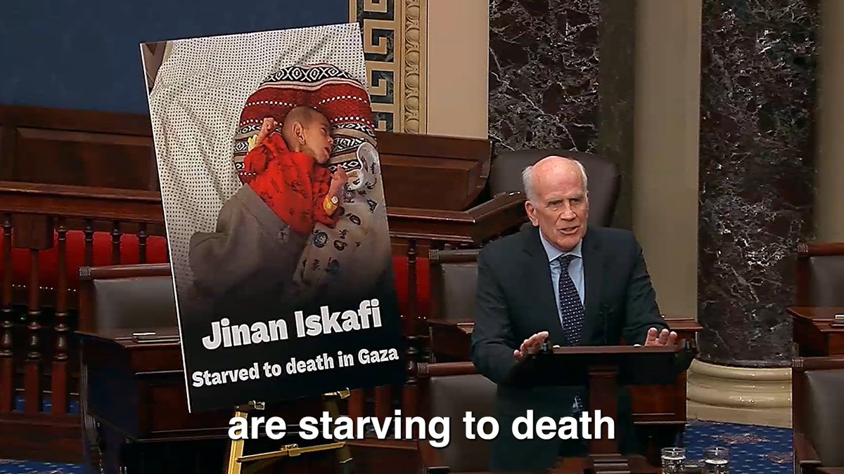 Last week, Jinan Iskafi died of starvation in Gaza. She was four months old. The formula she needed to survive was just across the border. But because of the month's-long blockage of aid into Gaza, her parents couldn't get it in time.