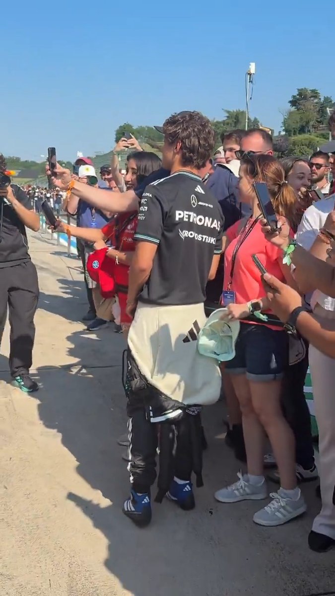 The local hero is in demand! 🤩 #F1 #ImolaGP Mercedes-AMG PETRONAS F1 Team