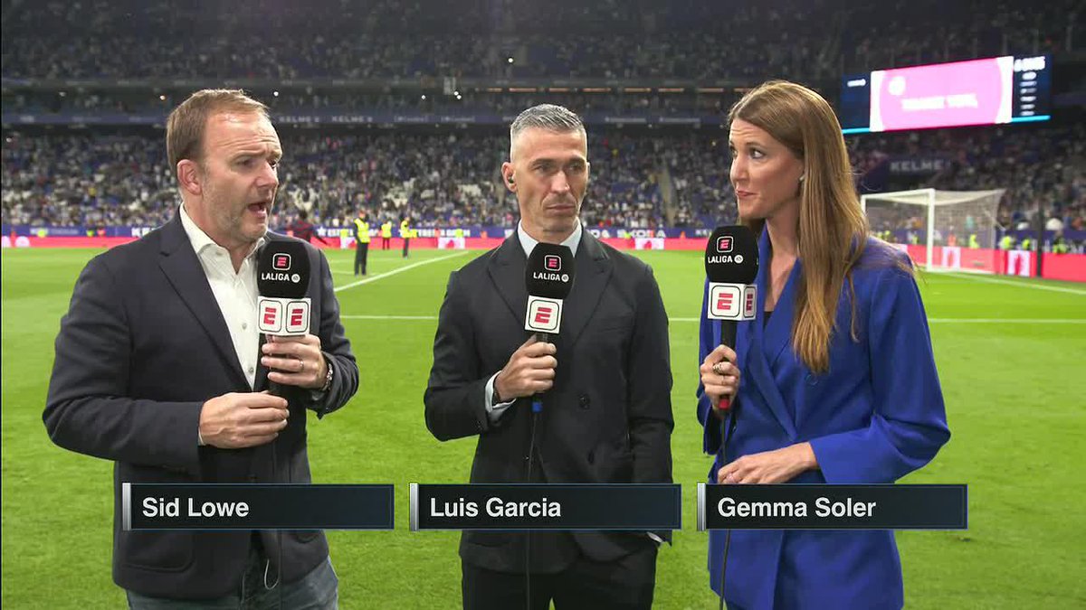 Sid Lowe provides an update at halftime on the incident that happened outside the Espanyol-Barcelona match.