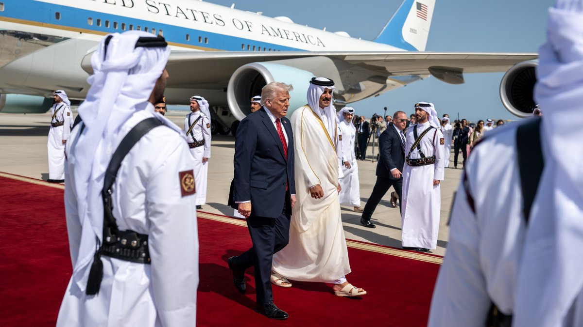 “We’re setting records on this trip. We're bringing a lot of investment back into the USA. We'll be well over $10 trillion. I want to thank your Highness for helping with that number... It's going to be a great investment for you.” –President Donald J. Trump 🇺🇸🇶🇦