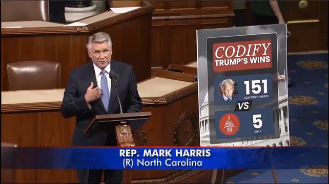 Republican members of Congress are quick to praise President Trump's executive orders but are very slow to codify them. Congress must get to work locking in these victories for good–we can’t afford for future administrations to erase them with the stroke of a pen!