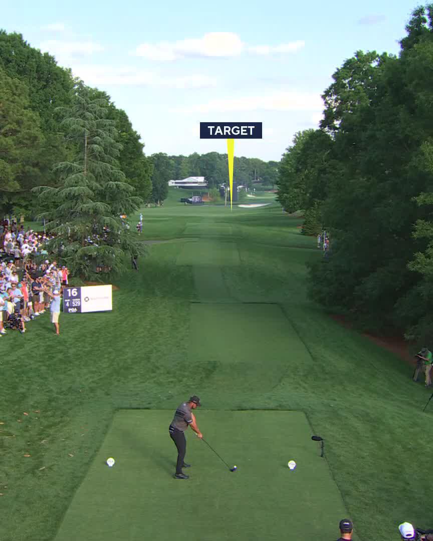Cameraman was not ready for where this Bryson drive ended up 💀
