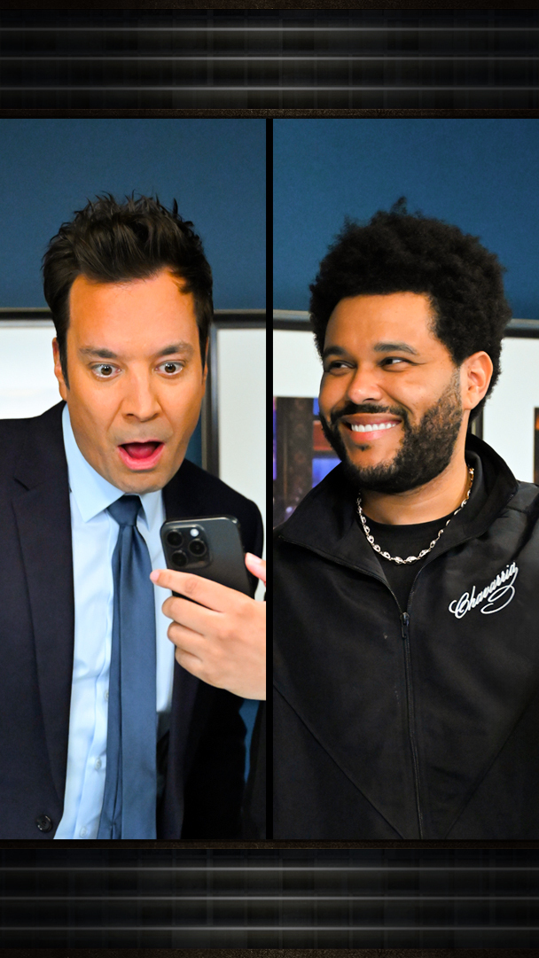 Hurry up tonight, The Weeknd is here! #TheWeekndOnFallon #FallonTonight #HURRYUPTOMORROW