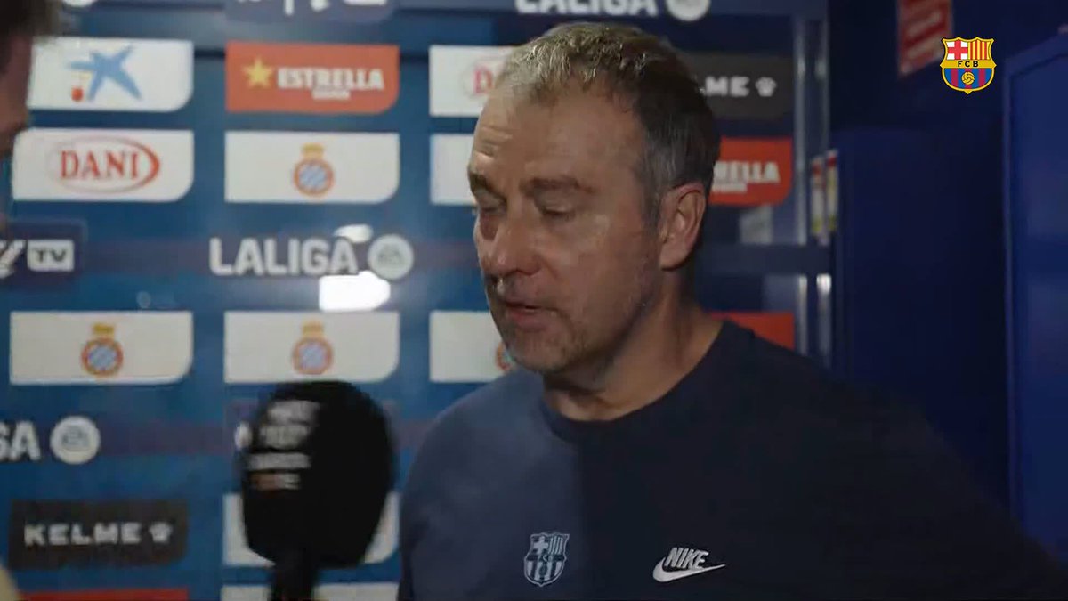 🎙️ HANSI FLICK: “I'm really proud...we have a fantastic team...When I see all the people on the street with a big smile, this is fantastic.”