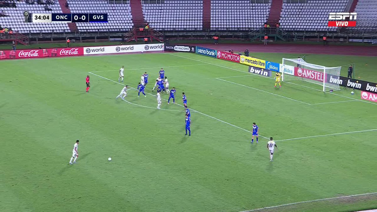 🇨🇴 GOOOL de Jerson Malagón. El colombiano marcó el 1-0 de #OnceCaldas ante #GVSanJosé, al 32’