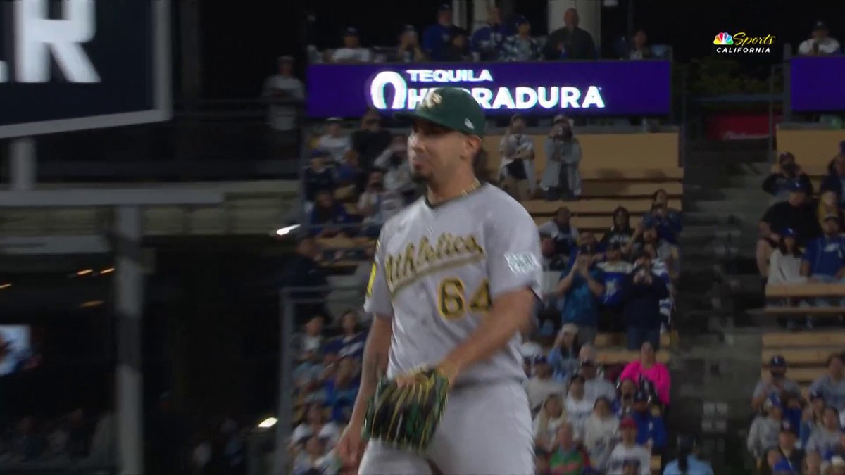 POSITION PLAYER JHONNY PEREDA STRUCK OUT SHOHEI 🤯 (via Athletics on NBCS)