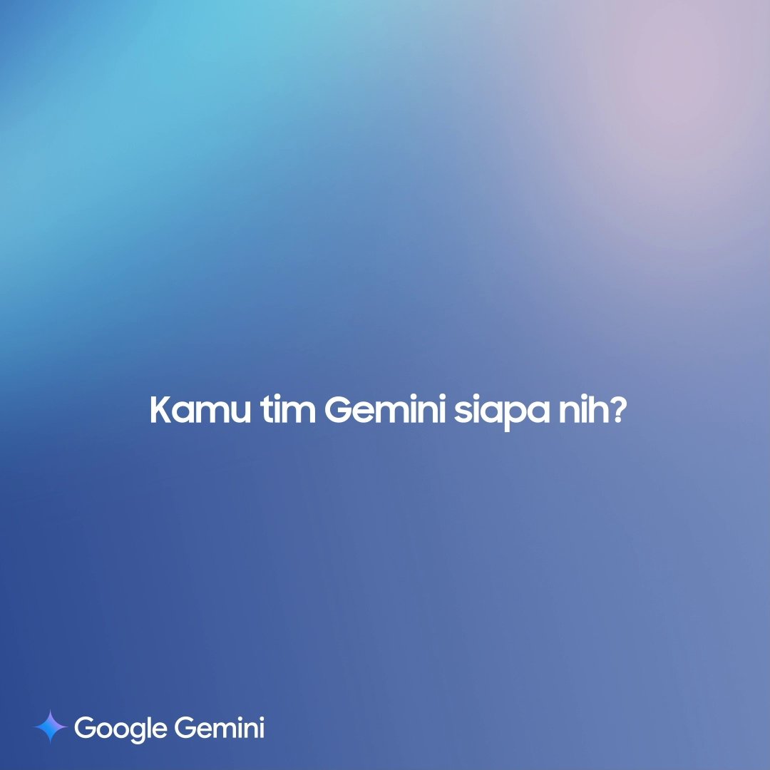 🎁 Menangkan e-money 300k utuk 2 orang pemenang!🥳 RT, like &amp; reply sebanyak-banyaknya kira-kira kamu bakal pakai Gemini untuk apa nih? Kamu tim Bernadya, Govinda atau Mahalini? #NoLimitwithS25 #GalaxyS25 Series #ItsGalaxyS25