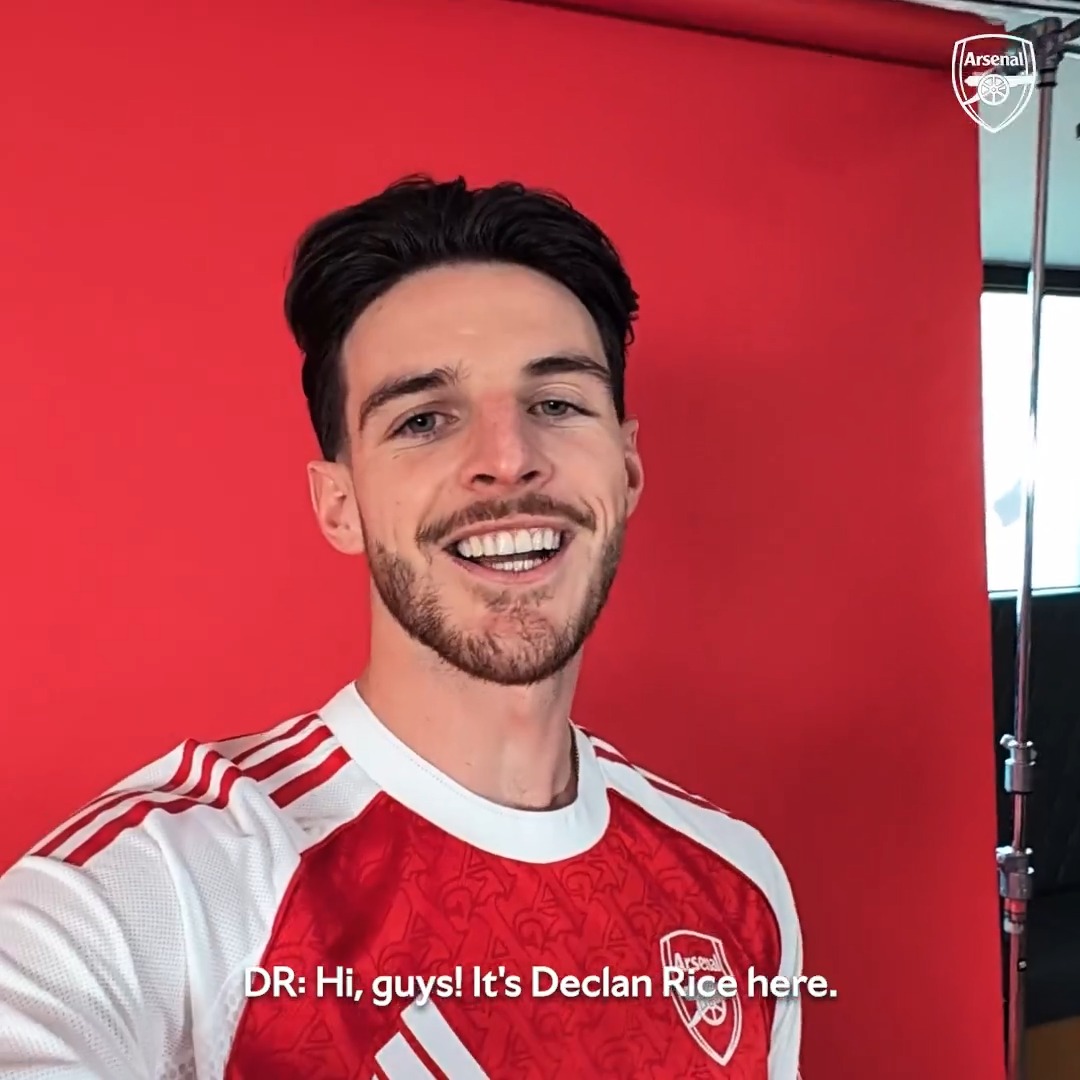 Declan Rice’s POV: Kit Shoot Day 🤩