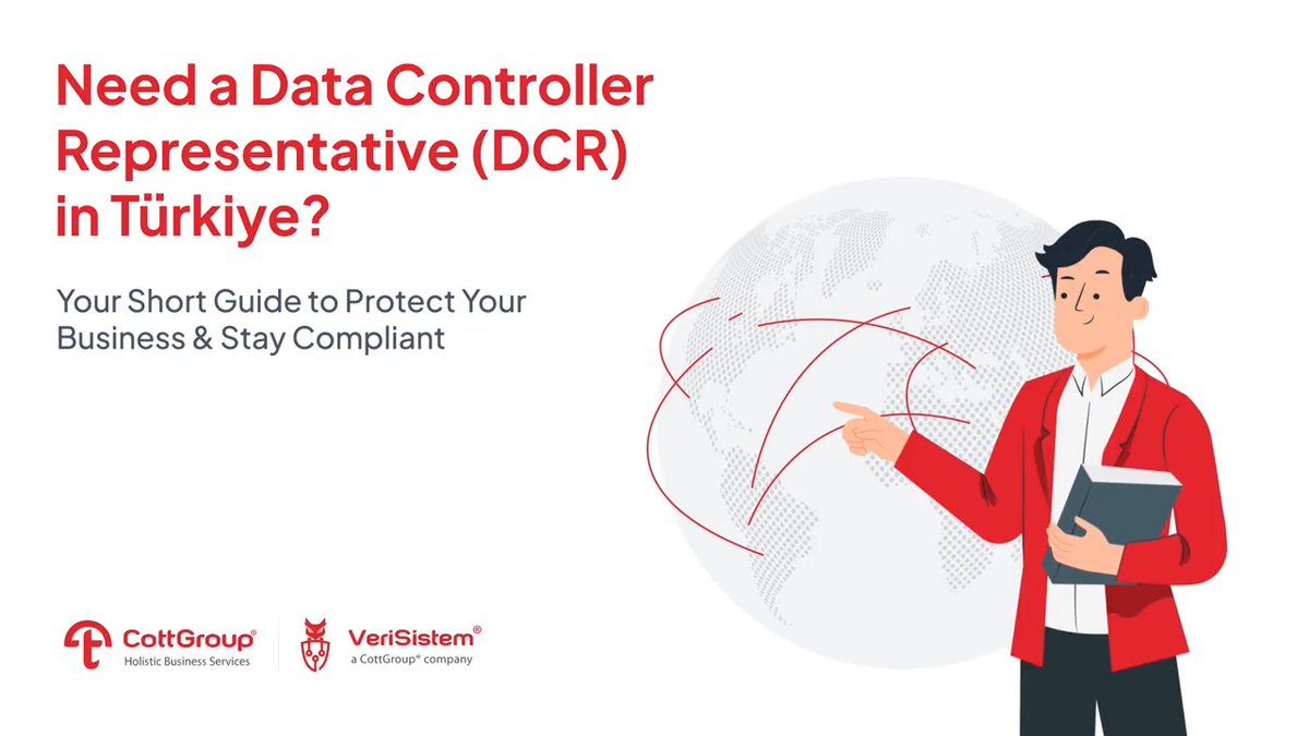 Need a Data Controller Representative (DCR) in Türkiye? Check out our video guide to protect your business &amp; stay compliant. 🎯 Test your compliance today with a free 30-minute consultation!