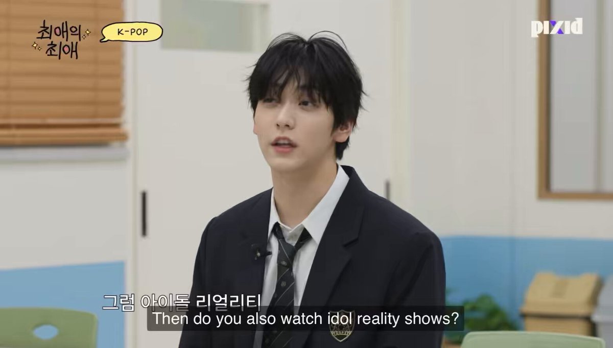 [VIDEO] 250516 Soobin of TXT and actor Kim Jihoon mentioned NI-KI on the latest episode of Faves' Faves! Soobin: Then do you also watch idol reality shows? Kim Jihoon: Oh, of course. Personally, I really enjoyed I-LAND. Soobin: The one with ENHYPEN? Kim Jihoon: Yeah, because for me, I-LAND had probably the best trainee quality overall. Soobin: Ohh. Yeah, they were really good. Kim Jihoon: And personally, what shocked me was, you know Ni-ki? Soobin: Yeah yeah yeah. Kim Jihoon: When I watched that show, he was just this little kid. Just a tiny dancer. Soobin: Totally. Kim Jihoon: But now? He's become such a sexy grown-up. Soobin: Yeah, for sure. He started out so young, so we literally saw him grow up in real time. We say it all the time when we run into him at the company. Why is Ni-ki so tall now?! Kim Jihoon: How tall is he...? Soobin: I think he's about 183cm now. Kim Jihoon: Whoa, really? Soobin: Yeah, he's grown this much. Kim Jihoon: That tall...? Wow. As someone who's watched [ENHYPEN] since that show, now when I see him on stage, I'm like "Dang, when did he get this cool? When did he grow this much? When did he get so sexy?", that's what I keep thinking. Soobin: Totally. ENHYPEN ENHYPEN OFFICIAL #ENHYPEN #엔하이픈