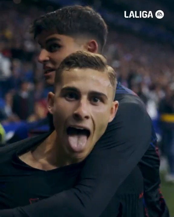 Fermín López desató la locura. 💙🏆❤️ #LALIGAHighlights | #DesenlaceLALIGA