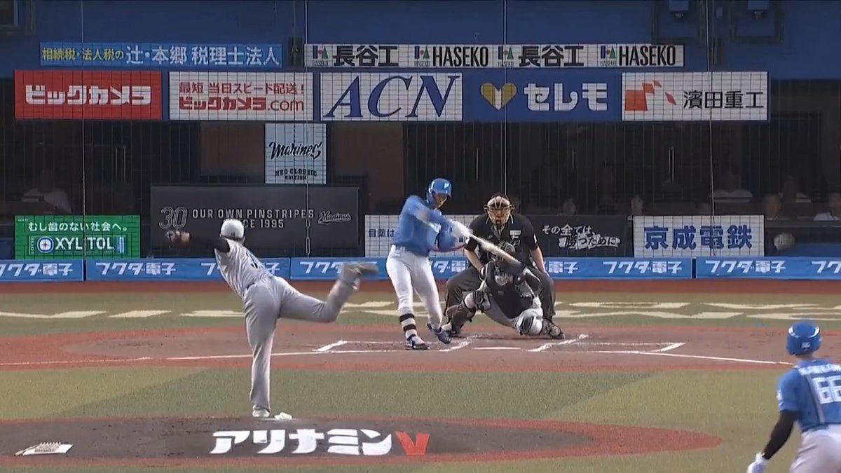 犠牲フライで追加点✨✨ #石井一成 #lovefighters かわいいが止まらない！7/4(金)・11(金)はファイターズかわいいタオルをプレゼント❤