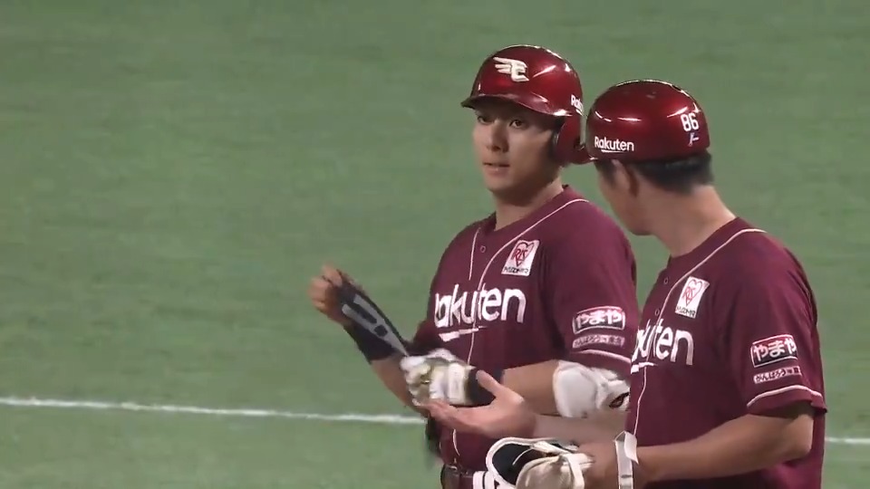 【5回表:H 0-3 E】 #堀内謙伍 選手・ #小深田大翔 選手・ #村林一輝 選手の連続ヒットで1点追加😆‼️ #RakutenEagles #キ!