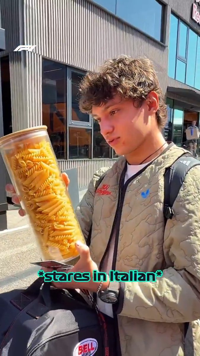 Penne for your thoughts 😉 Can our drivers guess how may pieces of pasta are in the jar? #F1 #ImolaGP